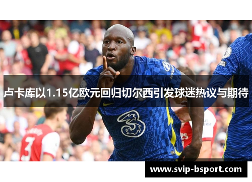 卢卡库以1.15亿欧元回归切尔西引发球迷热议与期待